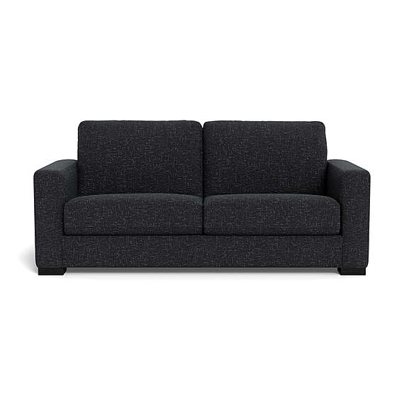 AUTOGRAPH Fabric Contemporary Sofabed with Low Black Tone Legs