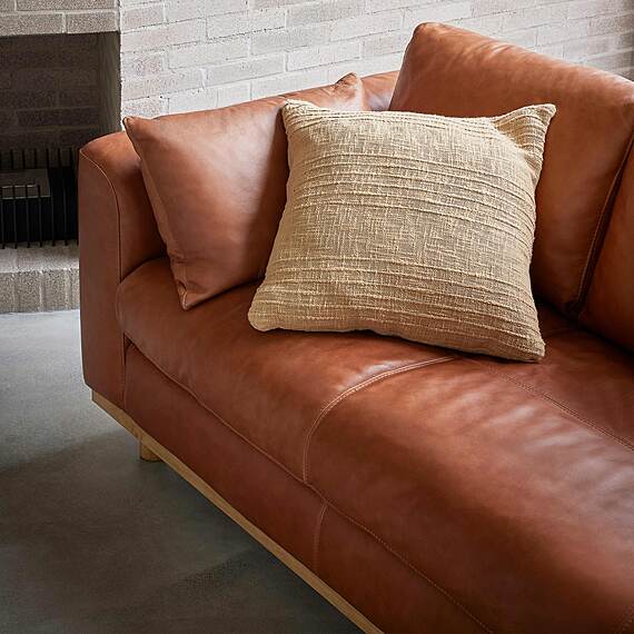 DAPHNE Leather Sofa