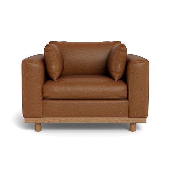 DAPHNE Leather Armchair