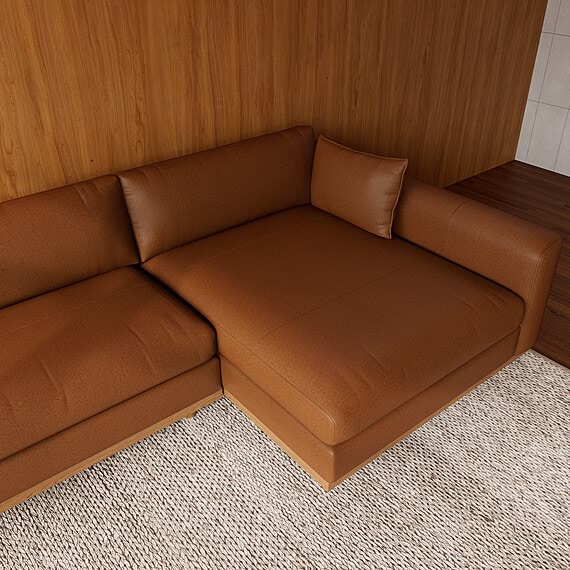 DAPHNE Leather Modular Sofa