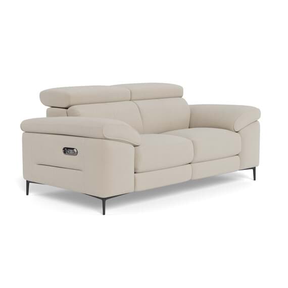 CORA Fabric Battery Recliner Sofa