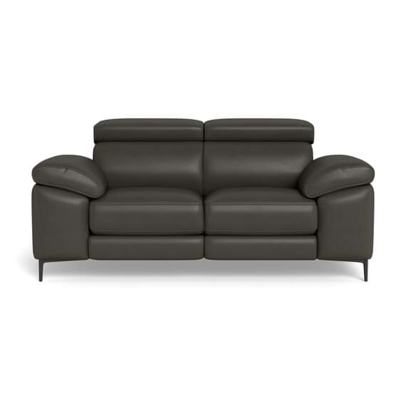 CORA Leather Battery Recliner Sofa