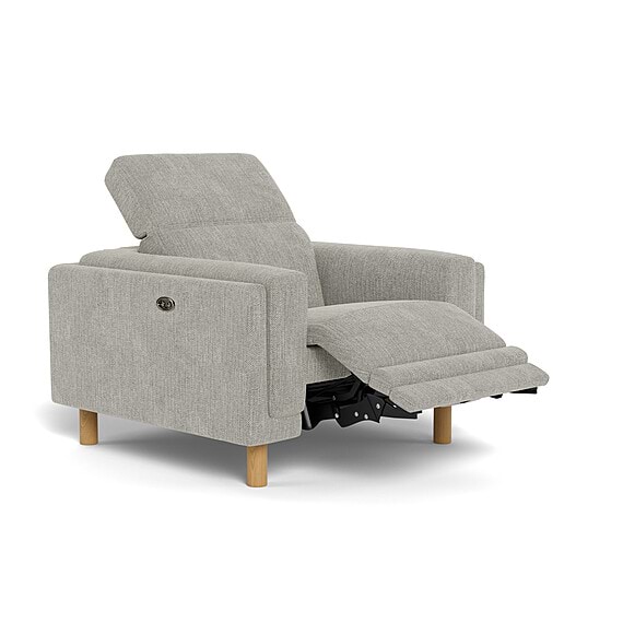 HENRY Fabric Battery Recliner Armchair