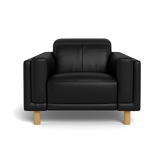 HENRY Leather Battery Recliner Armchair