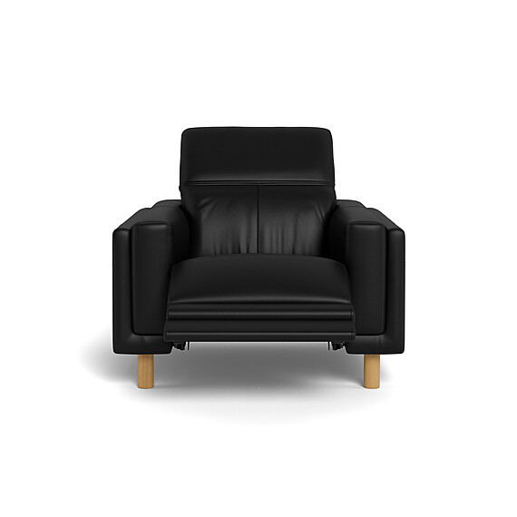 HENRY Leather Battery Recliner Armchair