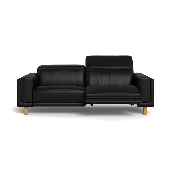 HENRY Leather Battery Recliner Sofa