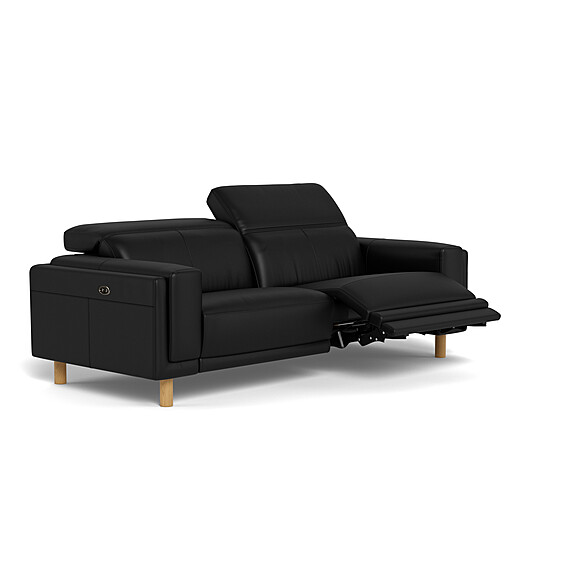 HENRY Leather Battery Recliner Sofa