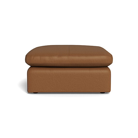 LOFT Leather Ottoman