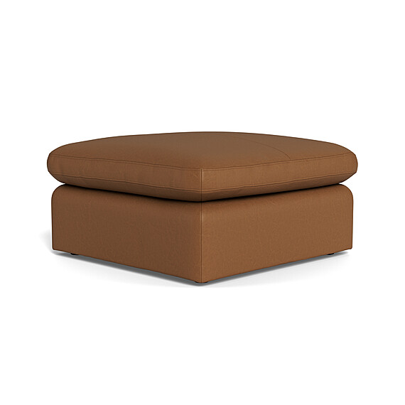 LOFT Leather Ottoman