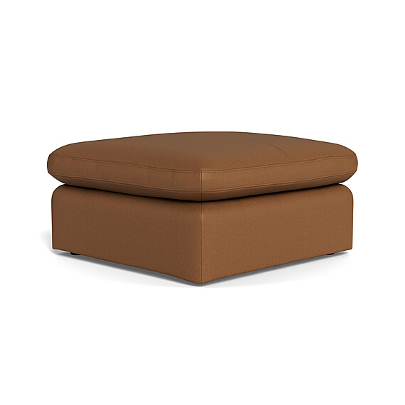 LOFT Leather Ottoman