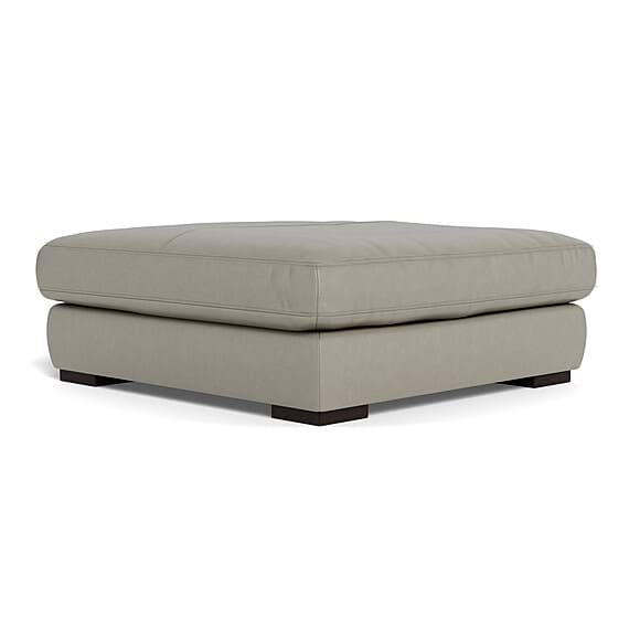 LONG ISLAND Leather Ottoman