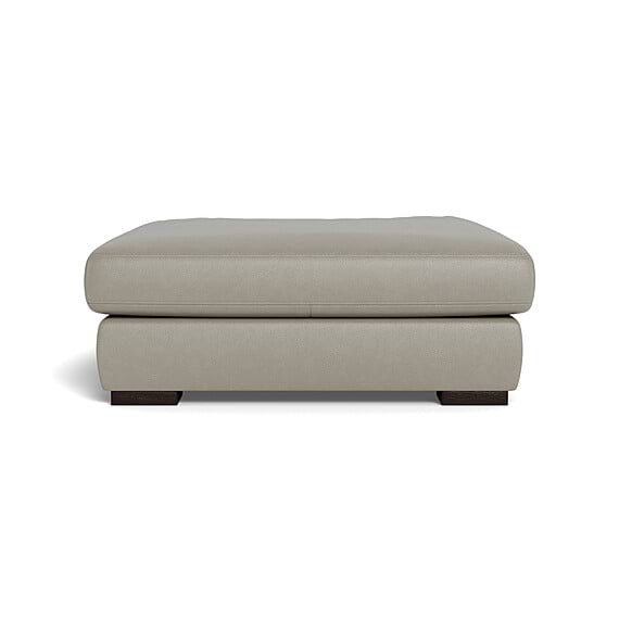 LONG ISLAND Leather Ottoman