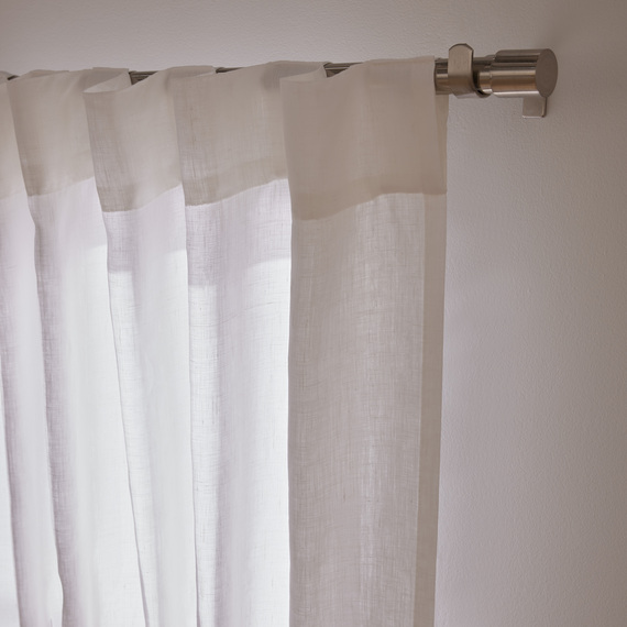 FRENCH LINEN Light Filtering Curtain