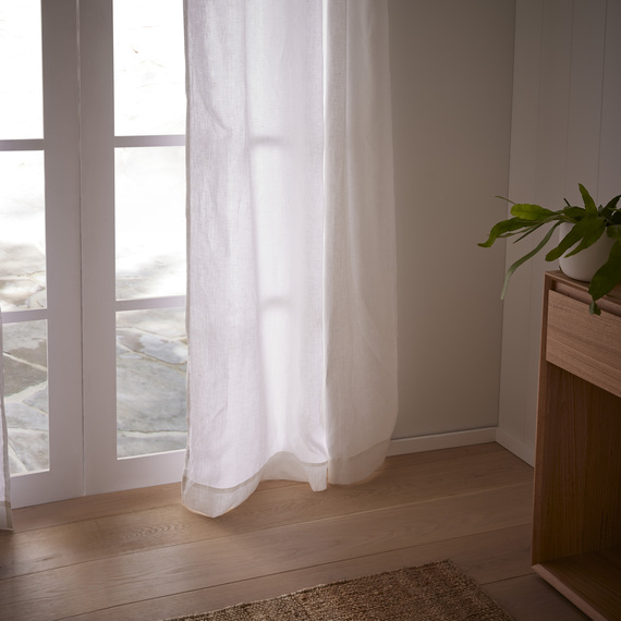 FRENCH LINEN Light Filtering Curtain