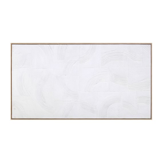 GEO CURVE Framed Canvas