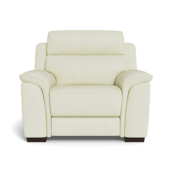 ASHER Leather Battery Recliner Armchair