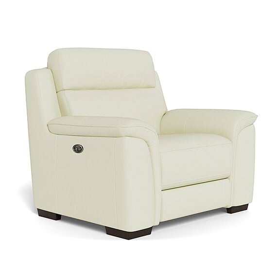 ASHER Leather Battery Recliner Armchair