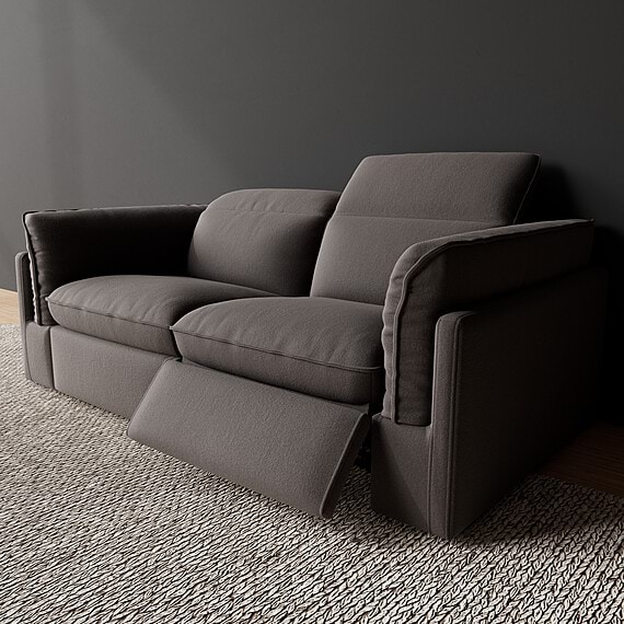 SORRENTO Fabric Electric Recliner Sofa