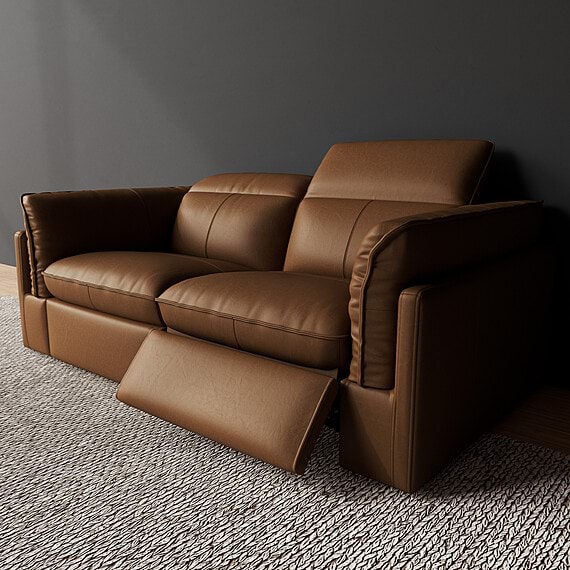 SORRENTO Leather Electric Recliner Sofa