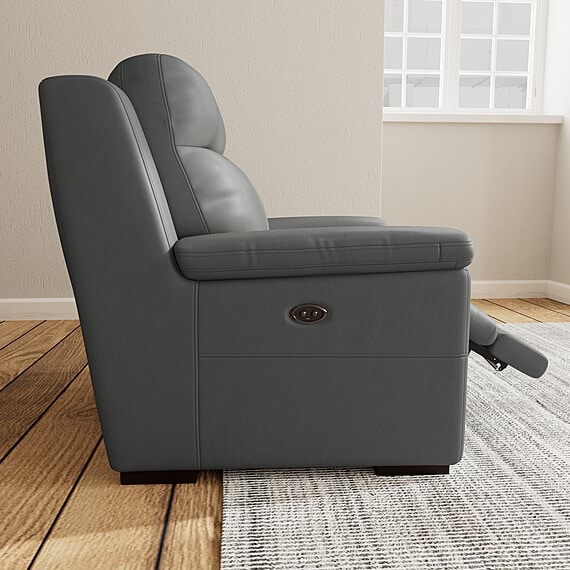 BARRET Leather Electric Recliner Armchair