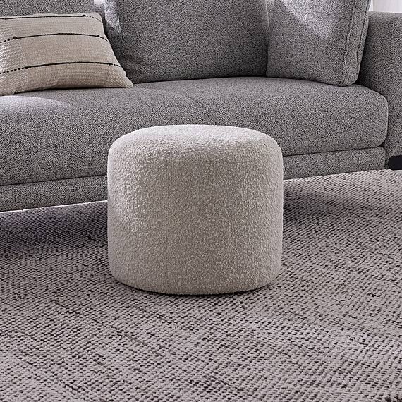 LUNE Fabric Ottoman