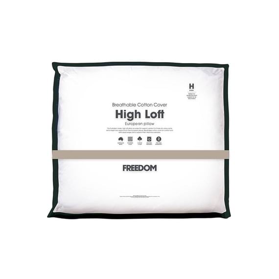 FREEDOM High Loft European Pillow