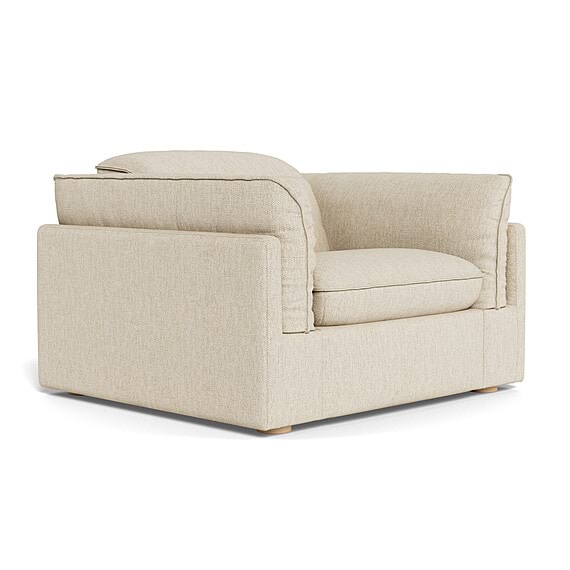 SORRENTO Fabric Battery Recliner Armchair