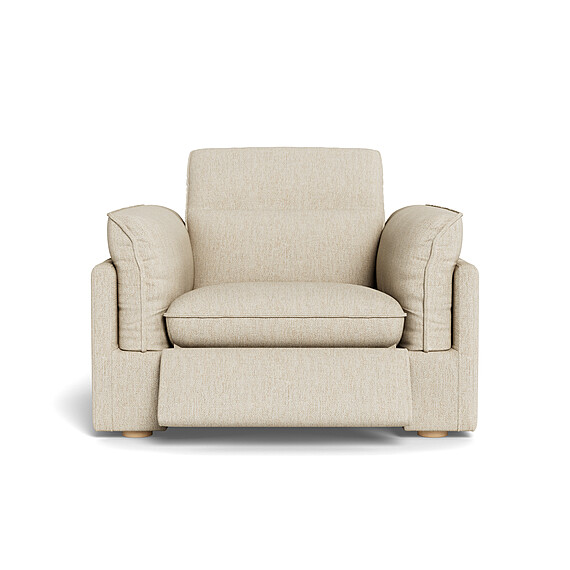 SORRENTO Fabric Battery Recliner Armchair