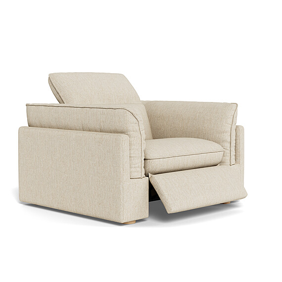 SORRENTO Fabric Battery Recliner Armchair