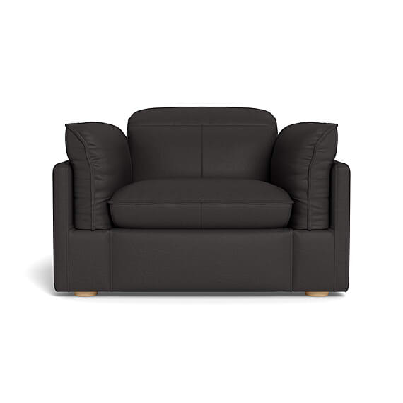 SORRENTO Leather Battery Recliner Armchair