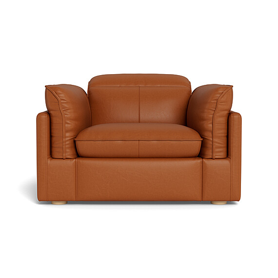 SORRENTO Leather Battery Recliner Armchair