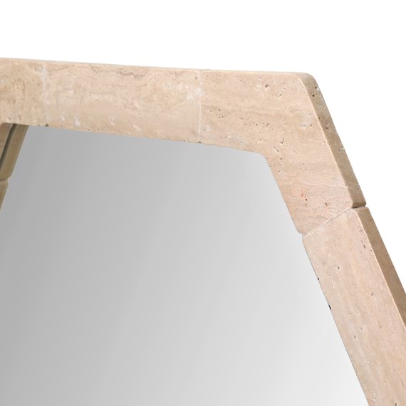 MARLOE Travertine Wall Mirror