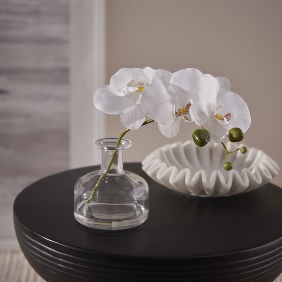 ORCHID Glass Vase Arrangement