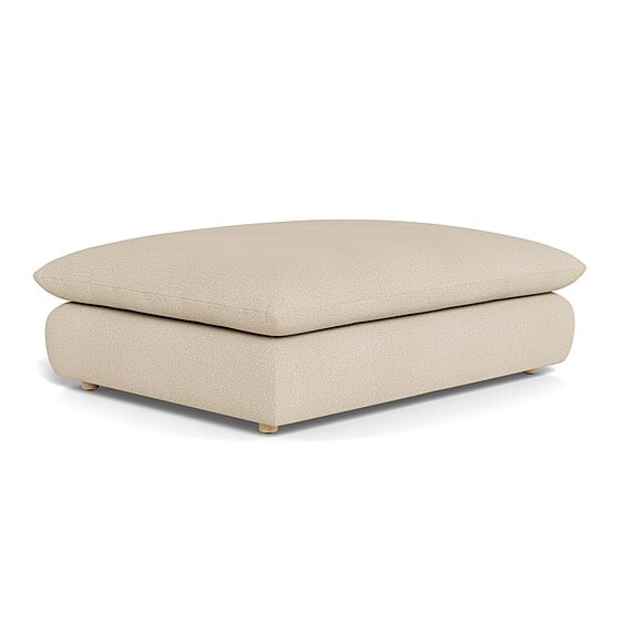 SANCTUARY Fabric Ottoman