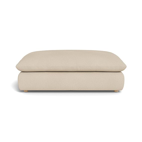 SANCTUARY Fabric Ottoman