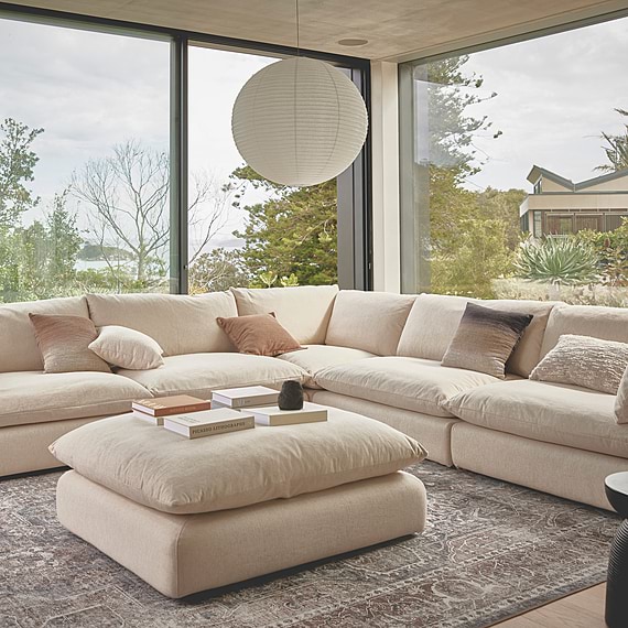 SANCTUARY Fabric Modular Sofa