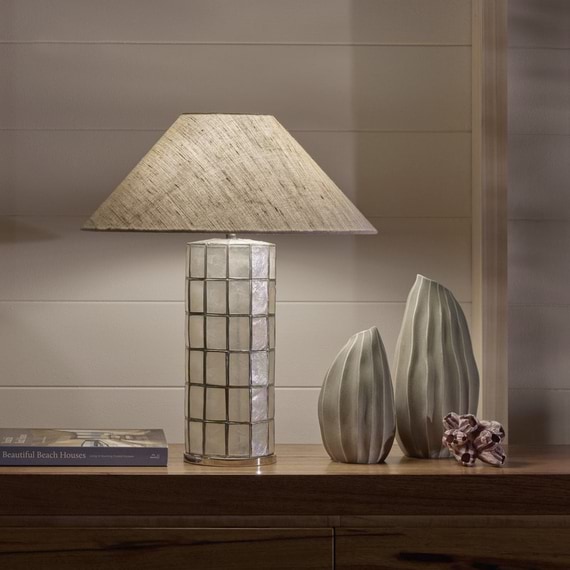 CLARA Capiz Table Lamp