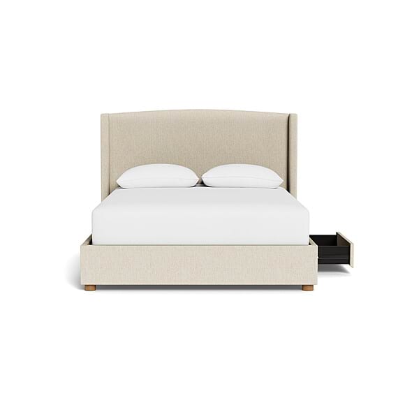 ALINA Wing Bed with 2 Drawers