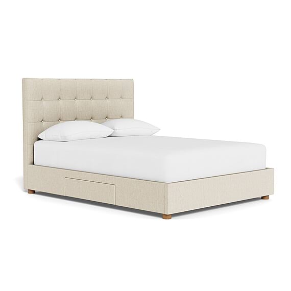 ALINA Tufted Bed with 2 Drawers