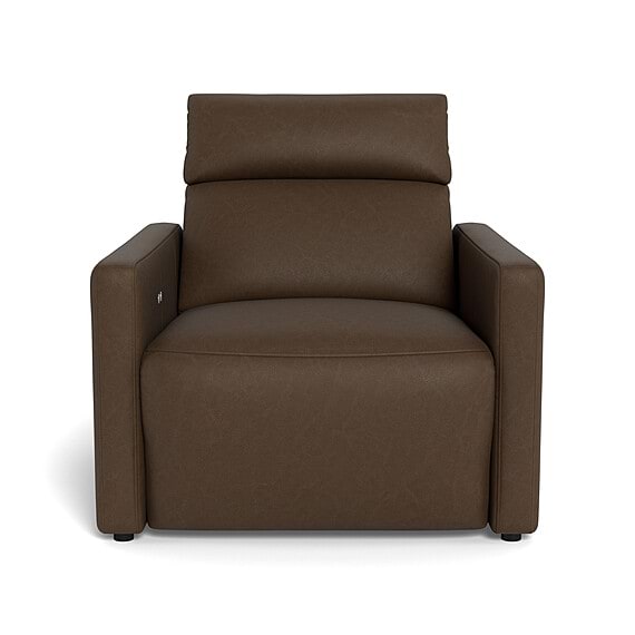 RIDLEY Leather Electric Armchair