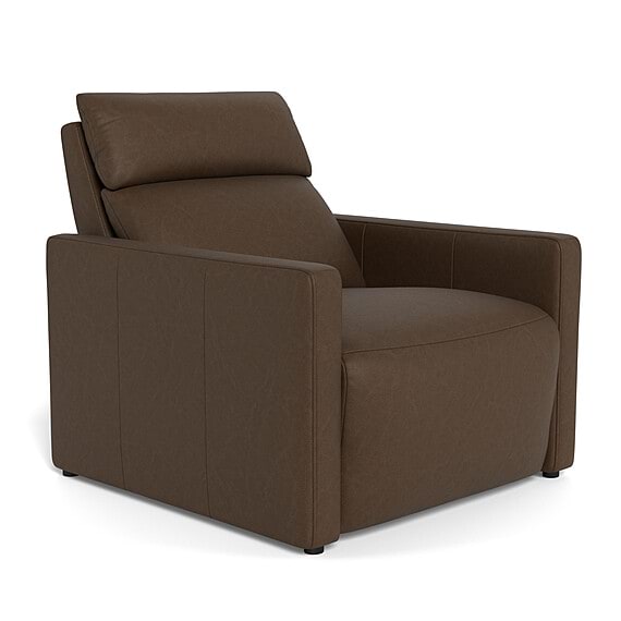 RIDLEY Leather Electric Armchair