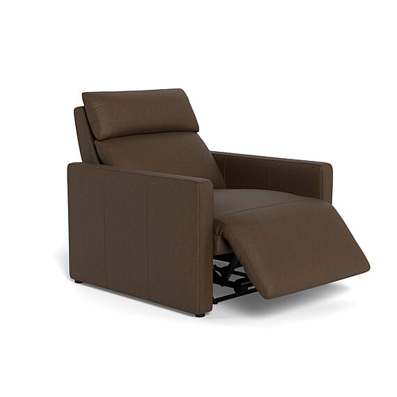 RIDLEY Leather Electric Armchair