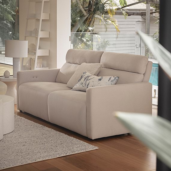 RIDLEY Fabric Electric Recliner Sofa