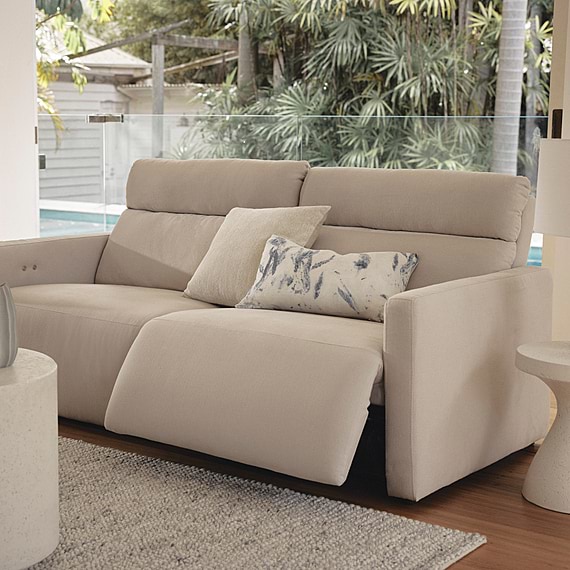 RIDLEY Fabric Electric Recliner Sofa