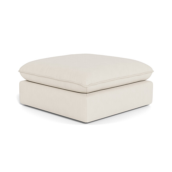 SORRENTO Leather Ottoman