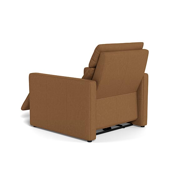 RIDLEY Leather Battery Recliner Armchair