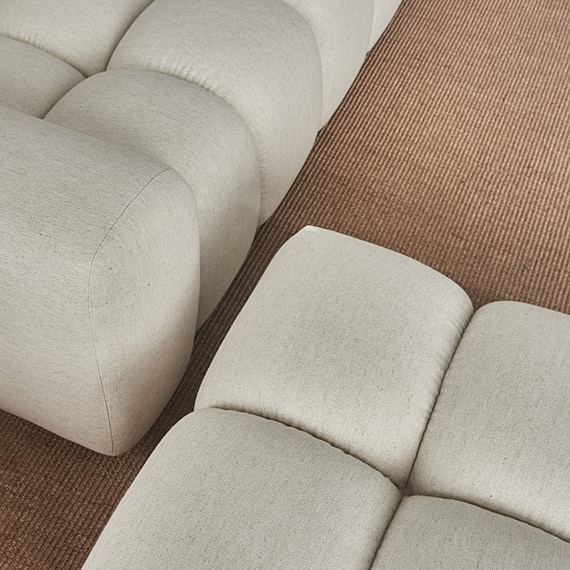 AERO Fabric Ottoman