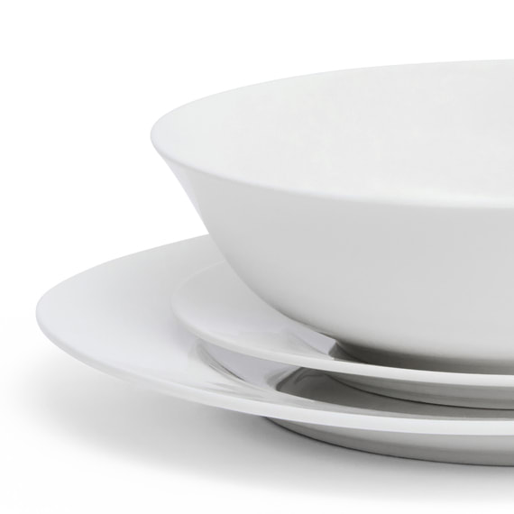 MAXWELL & WILLIAMS WHITE BASICS European Rim Dinner Set