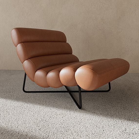 MEZZO Leather Occasional Chair