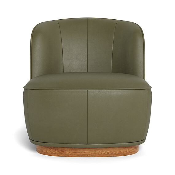 LOOMA Leather Occasional Chair